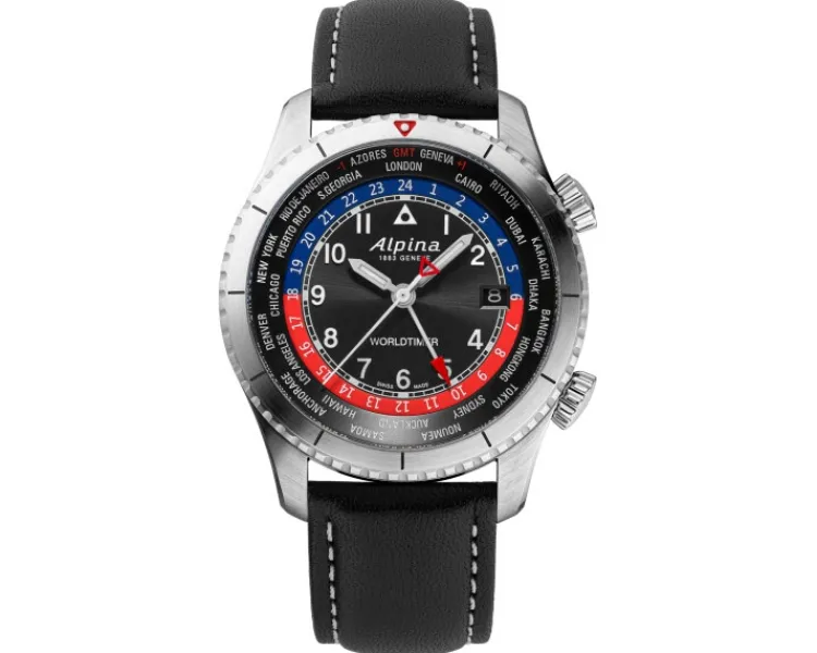 Alpina Startimer Pilot Quartz Worldtimer< Zegarki Męskie