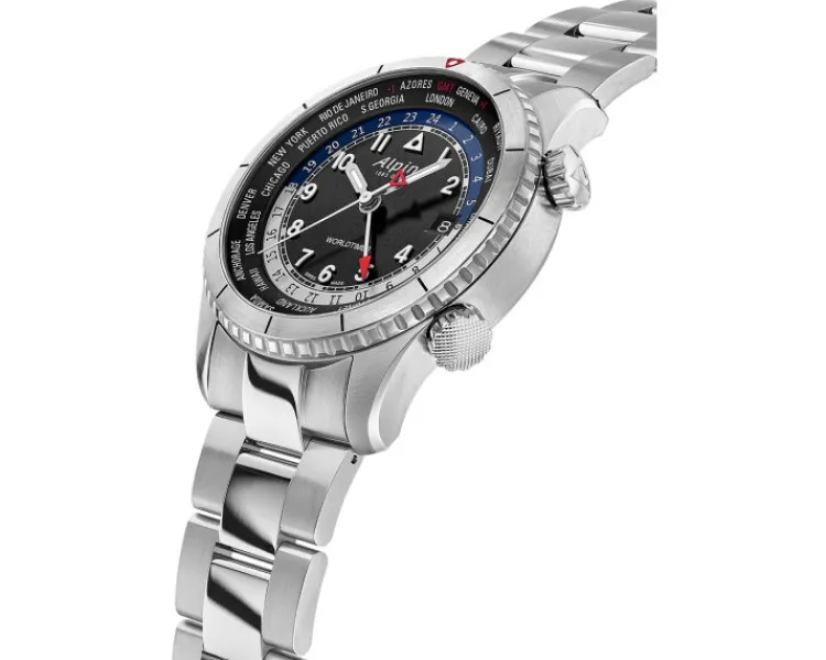 New Alpina Startimer Pilot Quartz Worldtimer