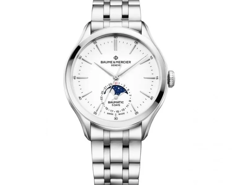 Online Baume & Mercier Baume & Mercier Clifton Baumatic Moonphase