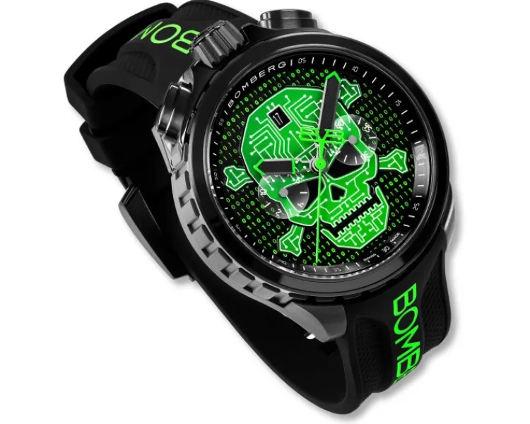 Bomberg Cyber Skull Green Pack< Zegarki Męskie