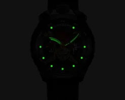 Discount Bomberg Pirate Skull Red