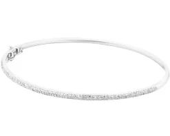Apart Bransoleta z białego złota z diamentami - 0,50 ct - próba 585< Bransoletki Z Diamentami
