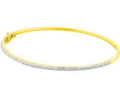 Apart Bransoleta z żółtego złota z diamentami - 0,50 ct - próba 585< Wszystkie