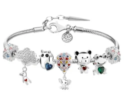 Apart Bransoletka beads - zestaw - serce, kot, miś, słonik, żaba< Beads