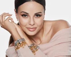 Apart Bransoletka beads - zestaw - koniczyna, mama, litera M, litera A< Beads