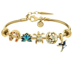 Apart Bransoletka beads zestaw - podkowa, kwiat lotosu, żółw, kwiaty, koliber