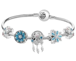 Outlet Apart Bransoletka beads zestaw - kwiaty, łapacz snów