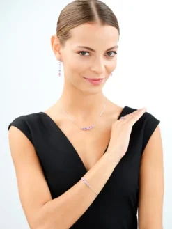 Apart Bransoletka srebrna z cyrkoniami