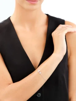 Online Apart Bransoletka srebrna z cyrkoniami i emalią - Harry Potter, list z Hogwartu, Warner Bros. Discovery
