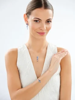 Best Apart Bransoletka srebrna z cyrkoniami - gwiazdy