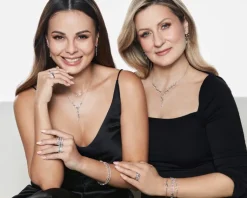 Apart Bransoletka srebrna z cyrkoniami - liście< Bransoletki Na Ślub