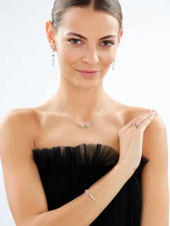 Apart Bransoletka srebrna z cyrkoniami< Wszystkie