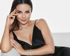 Sale Apart Bransoletka srebrna z cyrkoniami
