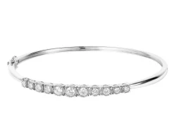 Apart Bransoletka z białego złota z brylantami - 0,95 ct - próba 585< Bransoletki Z Diamentami