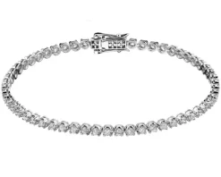 Apart Bransoletka z białego złota z brylantami - 19 cm - 2,60 ct - próba 750< Bransoletki Z Diamentami