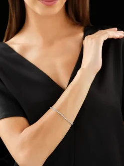 Sale Apart Bransoletka z białego złota z brylantami - 18 cm - 1,00 ct - próba 585