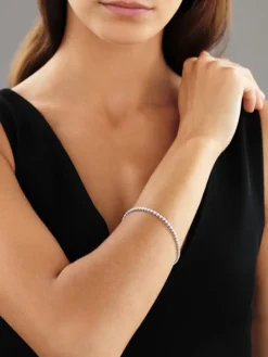 Online Apart Bransoletka z białego złota z brylantami - 19 cm - 2,07 ct - próba 750