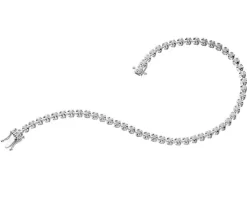 New Apart Bransoletka z białego złota z brylantami - 18 cm - 0,76 ct - próba 585