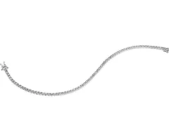 Outlet Apart Bransoletka z białego złota z brylantami - 18 cm - 3,00 ct - próba 750
