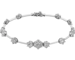 Apart Bransoletka z białego złota z brylantami - 18 cm - 1,75 ct - próba 585< Wszystkie