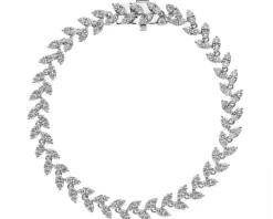 Apart Bransoletka z białego złota z brylantami - 18 cm - 4,14 ct - próba 750< Bransoletki Z Diamentami