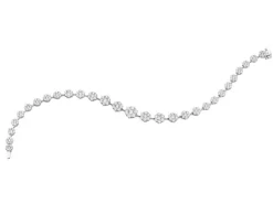 Apart Bransoletka z białego złota z brylantami - 18 cm - 3,75 ct - próba 585< Bransoletki Z Diamentami