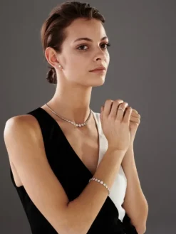 Apart Bransoletka z białego złota z brylantami - 18 cm - 3,75 ct - próba 585< Bransoletki Z Diamentami