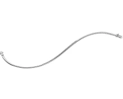 Hot Apart Bransoletka z białego złota z brylantami - 19 cm - 0,19 ct - próba 585