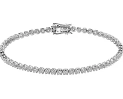 Apart Bransoletka z białego złota z brylantami - 18 cm - 2,00 ct - próba 750< Bransoletki Z Diamentami