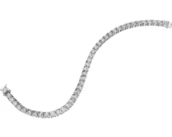 Online Apart Bransoletka z białego złota z brylantami - 19 cm - 2,64 ct - próba 585
