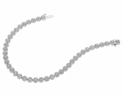 Apart Bransoletka z białego złota z brylantami - 18 cm - 2,00 ct - próba 585< Wszystkie