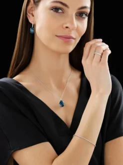 Apart Bransoletka z białego złota z brylantami - 18 cm - 1,00 ct - próba 585< Bransoletki Z Diamentami