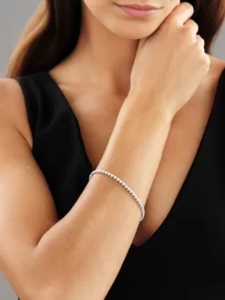 Apart Bransoletka z białego złota z brylantami - 19 cm - 3,16 ct - próba 750< Bransoletki Z Diamentami