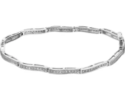 Apart Bransoletka z białego złota z diamentami - 0,30 ct - próba 750
