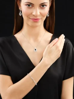 Online Apart Bransoletka z białego złota z brylantami - 1,50 ct - próba 750