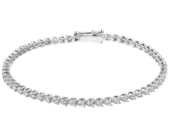 Apart Bransoletka z białego złota z brylantami - 18 cm - 2,92 ct - próba 750< Wszystkie