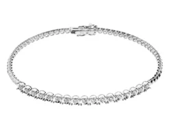 Apart Bransoletka z białego złota z brylantami - 18 cm - 0,34 ct - próba 585< Bransoletki Z Diamentami