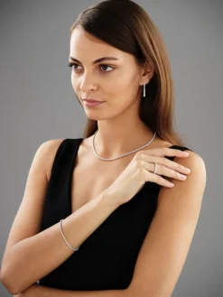 Apart Bransoletka z białego złota z brylantami - 18 cm - 1,00 ct - próba 750< Bransoletki Z Diamentami