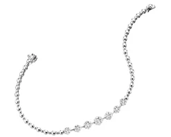 Online Apart Bransoletka z białego złota z brylantami - 18 cm - 0,83 ct - próba 585