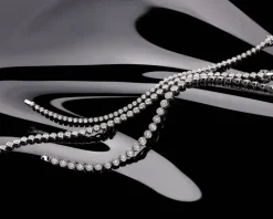 Apart Bransoletka z białego złota z brylantami -  18 cm - 3,00 ct - próba 585< Bransoletki Z Diamentami