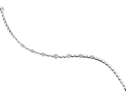 Apart Bransoletka z białego złota z brylantami - 18 cm - 0,63 ct - próba 585< Bransoletki Z Diamentami