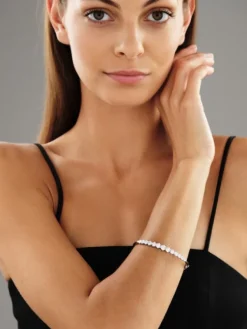 Apart Bransoletka z białego złota z brylantami - 1,34 ct - próba 585