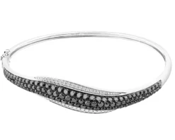 Sale Apart Bransoletka z białego złota z brylantami - 2,80 ct - próba 585