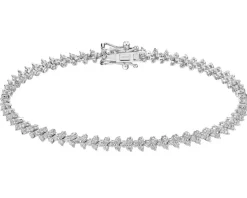New Apart Bransoletka z białego złota z brylantami - 18 cm - 2,00 ct - próba 585