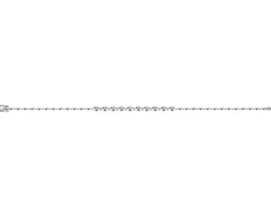 Hot Apart Bransoletka z białego złota z brylantami - 19 cm - 0,23 ct - próba 585