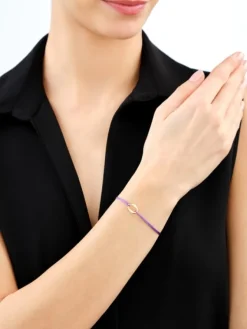 Hot Apart Bransoletka z cyrkoniami i elementami z żółtego złota