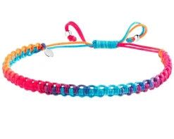Apart Bransoletka z elementami srebra z efektem Tie Dye< Wszystkie