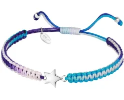 Online Apart Bransoletka z elementami srebra z efektem Tie Dye - gwiazda