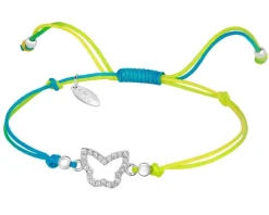 Apart Bransoletka z elementami srebra i cyrkoniami z efektem Tie Dye - motyl< Wszystkie