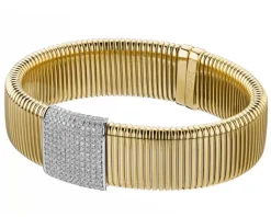 Apart Bransoletka z żółtego i białego złota z brylantami - 1,00 ct - próba 750< Wszystkie
